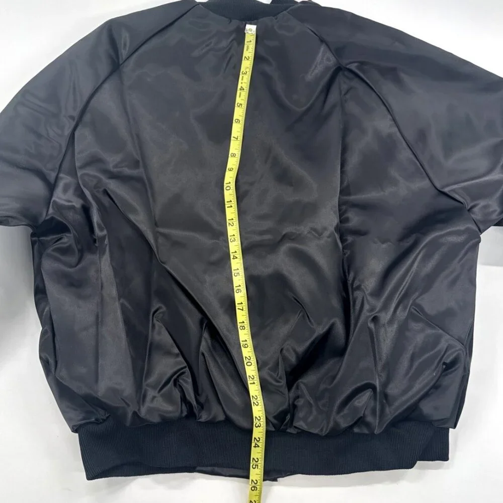 Vintage Wynn's Xtend Racing Jacket Mens XXL Satin Bomber Snap Lined USA Made 70s